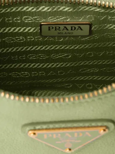 Prada Women's Re-Edition 2005 Nubuck and Saffiano Leather Shoulder Bag | Thumbnail 4 Prada Women's Re-Edition 2005 Nubuck and Saffiano Leather Shoulder Bag | Thumbnail 4
