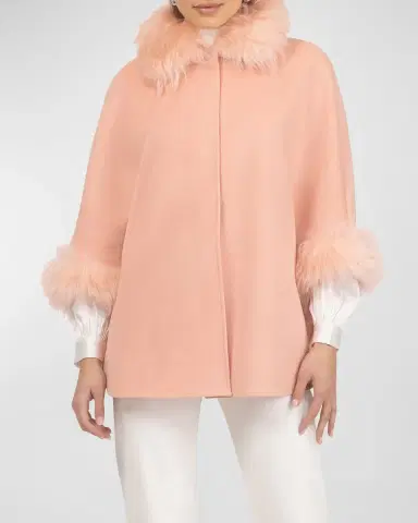 Gorski Select Wool & Lamb Cape | Thumbnail 2 Gorski Select Wool & Lamb Cape | Thumbnail 2