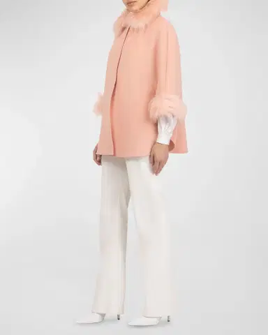 Gorski Select Wool & Lamb Cape | Thumbnail 3 Gorski Select Wool & Lamb Cape | Thumbnail 3