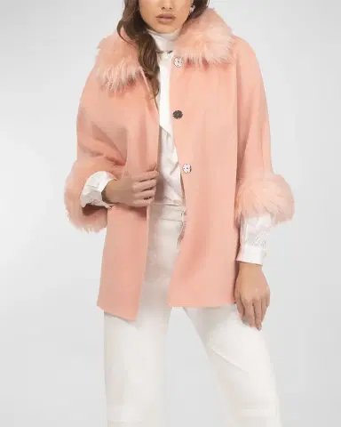 Gorski Select Wool & Lamb Cape | Thumbnail 6 Gorski Select Wool & Lamb Cape | Thumbnail 6