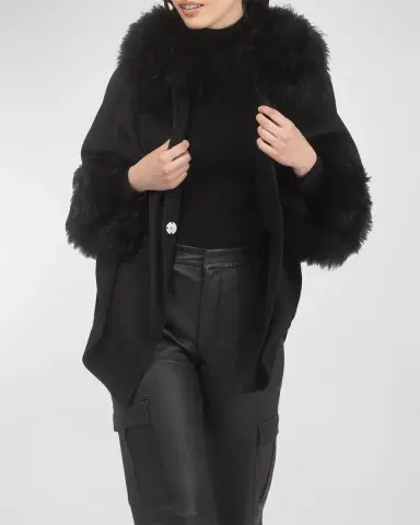 Gorski Select Wool & Lamb Cape | Thumbnail 6 Gorski Select Wool & Lamb Cape | Thumbnail 6