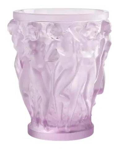 Lalique Bacchantes Pink Luster Vase | Thumbnail 1 Lalique Bacchantes Pink Luster Vase | Thumbnail 1
