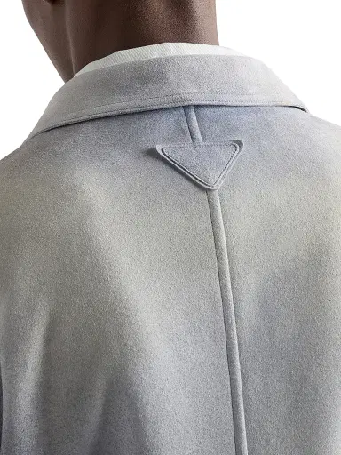 Prada Men's Suede Caban Jacket - Blue - Size 36 | Thumbnail 6 Prada Men's Suede Caban Jacket - Blue - Size 36 | Thumbnail 6