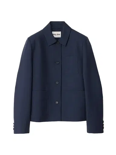 Miu Miu Women's Single-Breasted Kid Mohair Blazer | Thumbnail 1 Miu Miu Women's Single-Breasted Kid Mohair Blazer | Thumbnail 1
