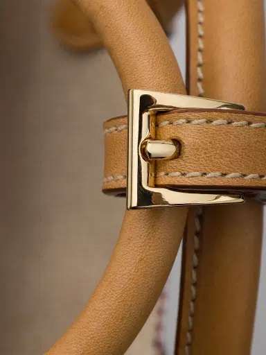 Prada Women's Buckle Canvas and Leather Tote Bag | Thumbnail 6 Prada Women's Buckle Canvas and Leather Tote Bag | Thumbnail 6