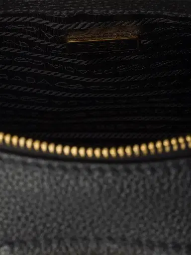 Prada Women's Leather Shoulder Bag - Black | Thumbnail 4 Prada Women's Leather Shoulder Bag - Black | Thumbnail 4