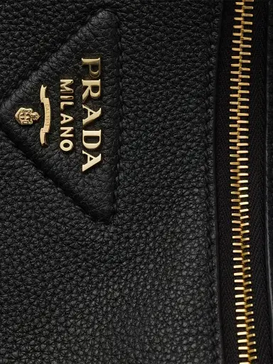 Prada Women's Leather Shoulder Bag - Black | Thumbnail 5 Prada Women's Leather Shoulder Bag - Black | Thumbnail 5