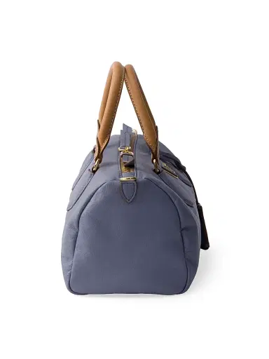 Prada Women's Leather Top-Handle Bag - Blue | Thumbnail 5 Prada Women's Leather Top-Handle Bag - Blue | Thumbnail 5