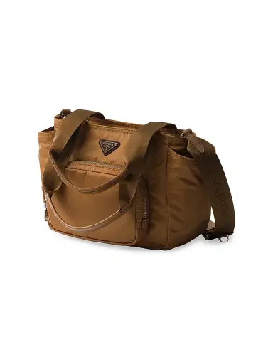Prada Women's Re-Nylon Tote Bag - Brown | Thumbnail 2 Prada Women's Re-Nylon Tote Bag - Brown | Thumbnail 2