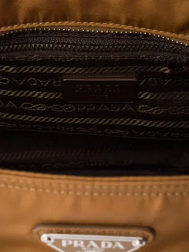 Prada Women's Re-Nylon Tote Bag - Brown | Thumbnail 4 Prada Women's Re-Nylon Tote Bag - Brown | Thumbnail 4