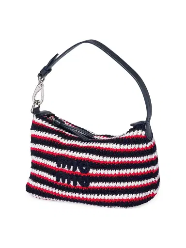 Miu Miu Women's Crochet Pouch - Blue | Thumbnail 2 Miu Miu Women's Crochet Pouch - Blue | Thumbnail 2