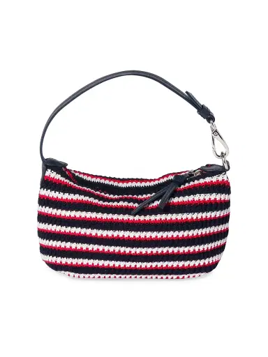 Miu Miu Women's Crochet Pouch - Blue | Thumbnail 3 Miu Miu Women's Crochet Pouch - Blue | Thumbnail 3