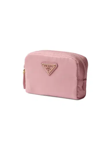 Prada Re-Nylon Necessaire Pouch - Baby Pink | Thumbnail 2 Prada Re-Nylon Necessaire Pouch - Baby Pink | Thumbnail 2