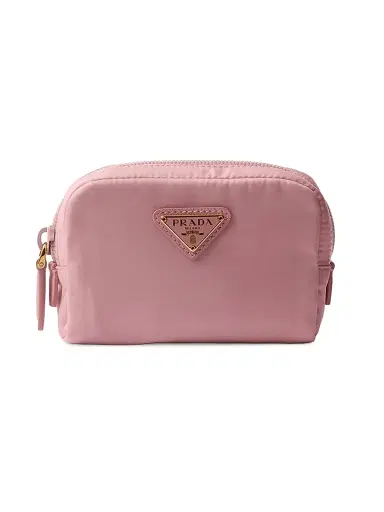 Prada Re-Nylon Necessaire Pouch - Baby Pink | Thumbnail 1 Prada Re-Nylon Necessaire Pouch - Baby Pink | Thumbnail 1