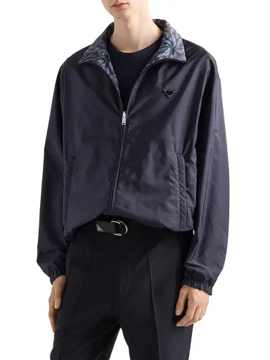Prada Men's Reversible Re-Nylon Jacket | Thumbnail 2 Prada Men's Reversible Re-Nylon Jacket | Thumbnail 2