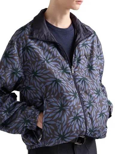 Prada Men's Reversible Re-Nylon Jacket | Thumbnail 3 Prada Men's Reversible Re-Nylon Jacket | Thumbnail 3