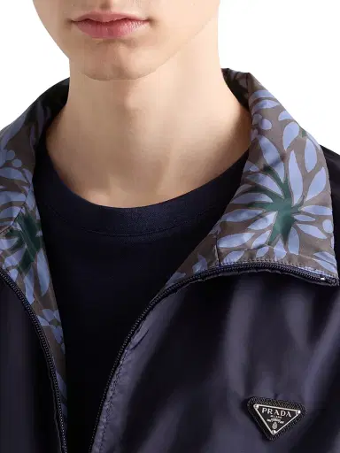 Prada Men's Reversible Re-Nylon Jacket | Thumbnail 5 Prada Men's Reversible Re-Nylon Jacket | Thumbnail 5