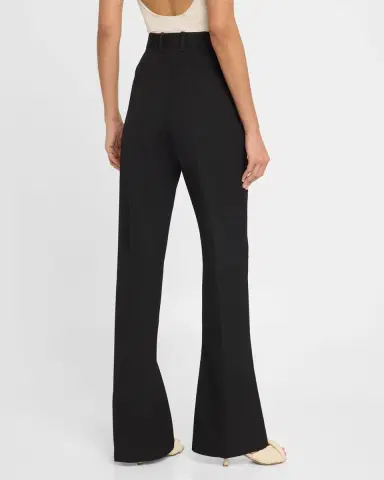 Bottega Veneta Wool Twill Flare Trousers | Thumbnail 3 Bottega Veneta Wool Twill Flare Trousers | Thumbnail 3