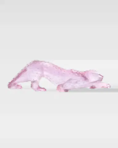 Lalique Zeila Pink Luster Panther Figure | Thumbnail 2 Lalique Zeila Pink Luster Panther Figure | Thumbnail 2