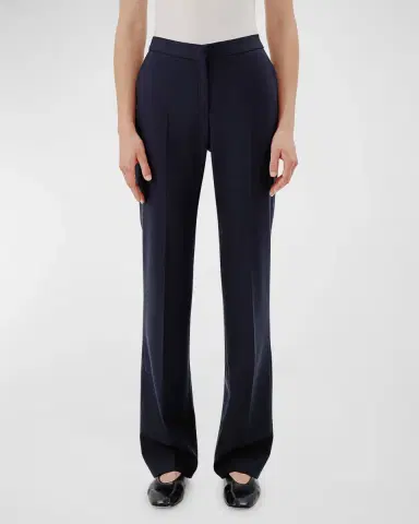 Another Tomorrow Merino Wool Classic Trousers | Thumbnail 4 Another Tomorrow Merino Wool Classic Trousers | Thumbnail 4