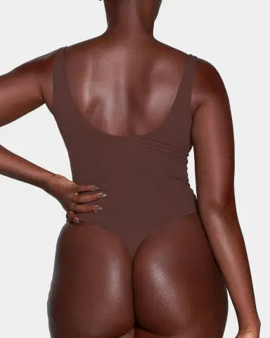 SKIMS Fits Everybody Square-Neck Bodysuit | Thumbnail 3 SKIMS Fits Everybody Square-Neck Bodysuit | Thumbnail 3