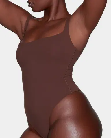 SKIMS Fits Everybody Square-Neck Bodysuit | Thumbnail 4 SKIMS Fits Everybody Square-Neck Bodysuit | Thumbnail 4