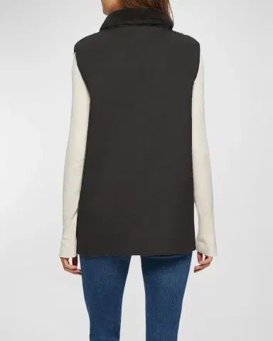 Gorski Reversible Shearling Lamb Vest with Cashmere-Blend Back | Thumbnail 6 Gorski Reversible Shearling Lamb Vest with Cashmere-Blend Back | Thumbnail 6
