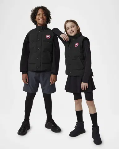 Canada Goose Kid's Vanier Vest W/ Logo Patch Vest | Thumbnail 3 Canada Goose Kid's Vanier Vest W/ Logo Patch Vest | Thumbnail 3