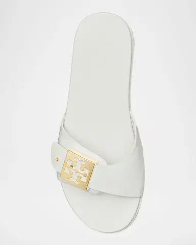 Tory Burch Glossy Buckle Slide Sandals | Thumbnail 3 Tory Burch Glossy Buckle Slide Sandals | Thumbnail 3