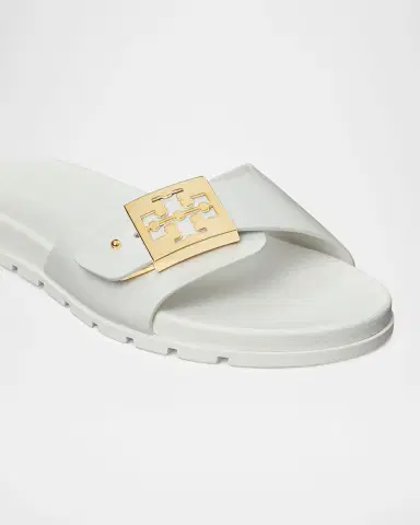 Tory Burch Glossy Buckle Slide Sandals | Thumbnail 5 Tory Burch Glossy Buckle Slide Sandals | Thumbnail 5