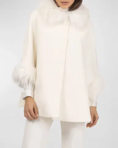 Gorski Select Wool & Lamb Cape | Thumbnail 2 Gorski Select Wool & Lamb Cape | Thumbnail 2