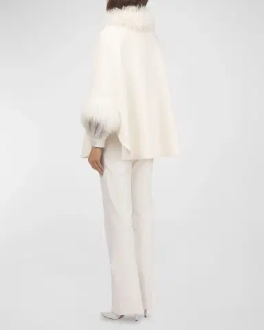 Gorski Select Wool & Lamb Cape | Thumbnail 4 Gorski Select Wool & Lamb Cape | Thumbnail 4