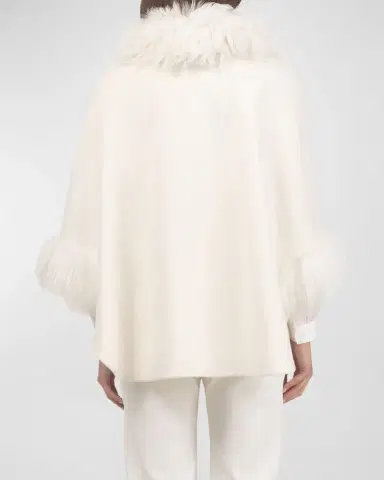 Gorski Select Wool & Lamb Cape | Thumbnail 5 Gorski Select Wool & Lamb Cape | Thumbnail 5