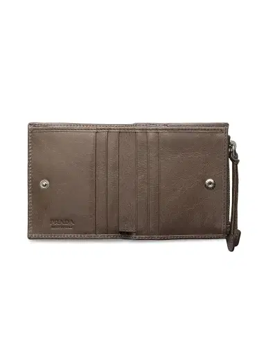 Prada Men's Small Leather Wallet | Thumbnail 2 Prada Men's Small Leather Wallet | Thumbnail 2