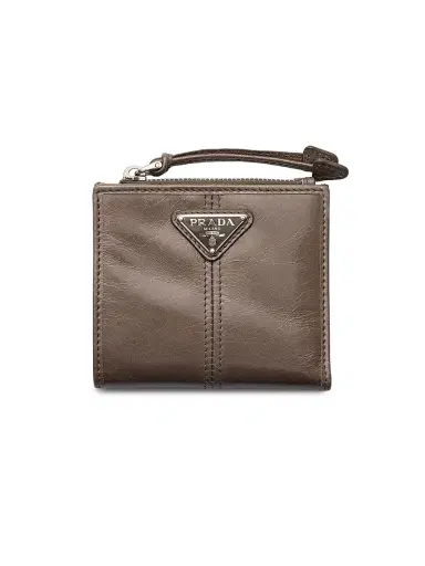 Prada Men's Small Leather Wallet | Thumbnail 1 Prada Men's Small Leather Wallet | Thumbnail 1