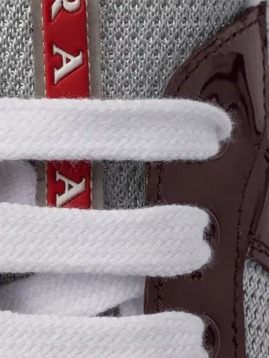 Prada Women's America's Cup Biker Fabric Sneakers - Dark Red - Size 11.5 | Thumbnail 4 Prada Women's America's Cup Biker Fabric Sneakers - Dark Red - Size 11.5 | Thumbnail 4