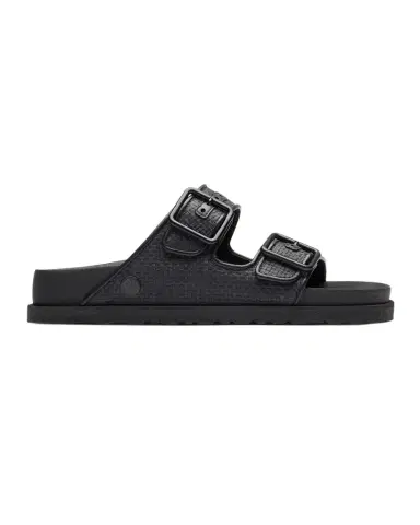 1774 Birkenstock Arizona Raffia Dual-Buckle Slide Sandals | Thumbnail 1 1774 Birkenstock Arizona Raffia Dual-Buckle Slide Sandals | Thumbnail 1