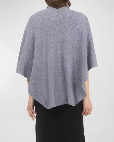 Gorski Select Wool Capelet With Lamb Shearling Poms | Thumbnail 5 Gorski Select Wool Capelet With Lamb Shearling Poms | Thumbnail 5