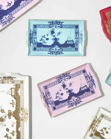 Ginori 1735 Oriente Italiano Azalea Large Service Tray | Thumbnail 3 Ginori 1735 Oriente Italiano Azalea Large Service Tray | Thumbnail 3