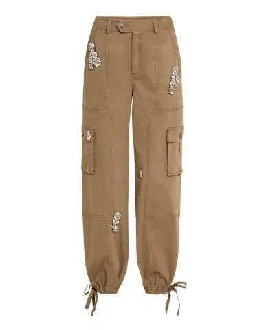 Cinq a Sept Crystal Chrysanthemum Zola Cargo Pants | Thumbnail 1 Cinq a Sept Crystal Chrysanthemum Zola Cargo Pants | Thumbnail 1