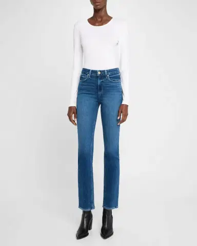 Lafayette 148 New York Scoop-Neck Stretch Cotton T-Shirt | Thumbnail 2 Lafayette 148 New York Scoop-Neck Stretch Cotton T-Shirt | Thumbnail 2