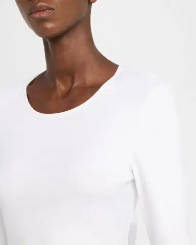 Lafayette 148 New York Scoop-Neck Stretch Cotton T-Shirt | Thumbnail 5 Lafayette 148 New York Scoop-Neck Stretch Cotton T-Shirt | Thumbnail 5