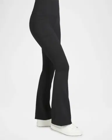 Blanc Noir Directional Rib Bootcut Pants | Thumbnail 4 Blanc Noir Directional Rib Bootcut Pants | Thumbnail 4