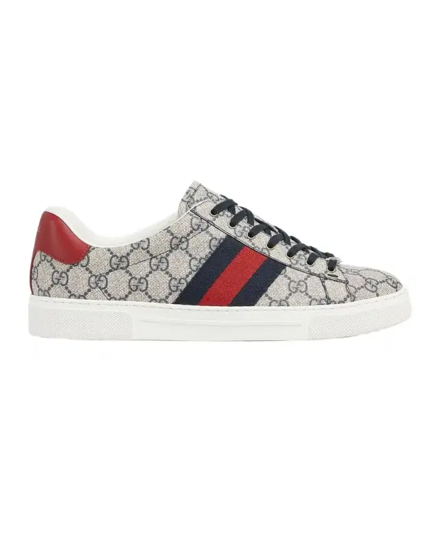 Men 's Ace Low-Top Sneakers with Web Men 's Ace Low-Top Sneakers with Web