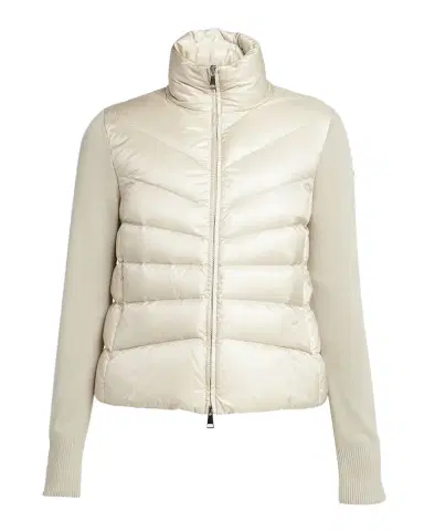 Moncler Lightweight Wool Puffer Cardigan | Thumbnail 1 Moncler Lightweight Wool Puffer Cardigan | Thumbnail 1