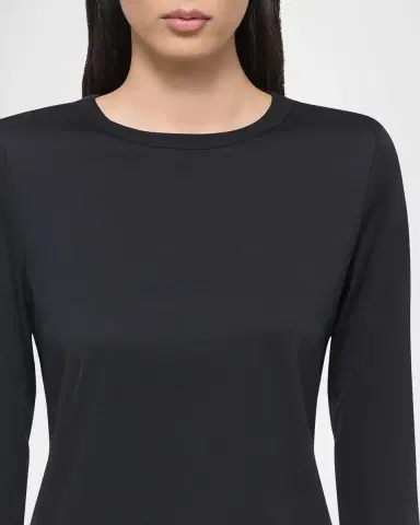 Helmut Lang Slim Long-Sleeve Logo Tee | Thumbnail 5 Helmut Lang Slim Long-Sleeve Logo Tee | Thumbnail 5