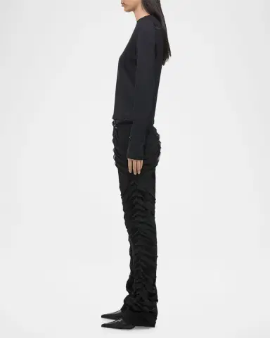 Helmut Lang Slim Long-Sleeve Logo Tee | Thumbnail 7 Helmut Lang Slim Long-Sleeve Logo Tee | Thumbnail 7