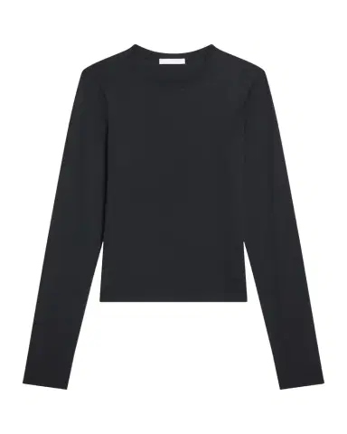 Helmut Lang Slim Long-Sleeve Logo Tee | Thumbnail 1 Helmut Lang Slim Long-Sleeve Logo Tee | Thumbnail 1