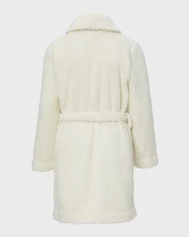 Barefoot Dreams Kid's Brushed CozyChic Robe, Size 6-14 | Thumbnail 2 Barefoot Dreams Kid's Brushed CozyChic Robe, Size 6-14 | Thumbnail 2