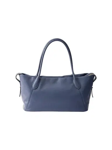 Prada Women's Leather Top Handle Bag - Blue | Thumbnail 5 Prada Women's Leather Top Handle Bag - Blue | Thumbnail 5